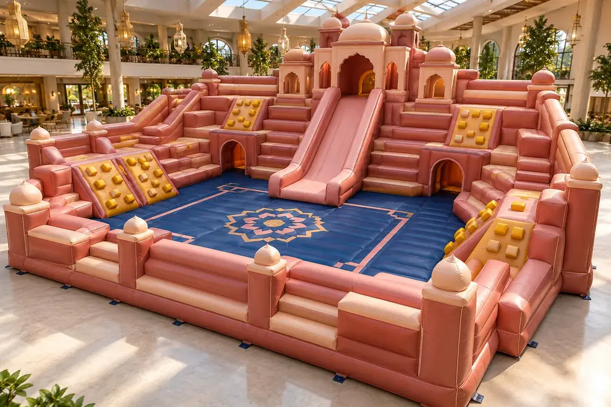 Royal Stepwell Challenge, AG-INF-IND-001 — Jaipur Stepwell inflatable concept visualisation