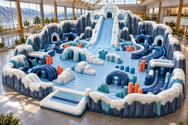 Arctic Fjord Expedition — Norway Fjord Explorer inflatable concept visualisation, not an installed attraction