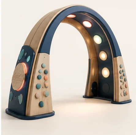 AG Pulse Discovery Arch Concept — original isolated AG concept illustration; not a production specification.