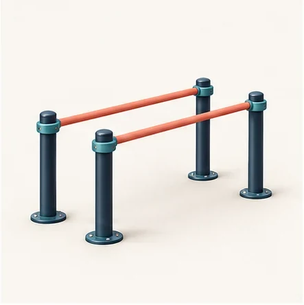AG Motion Dip Station — original isolated AG concept illustration; not a production specification.