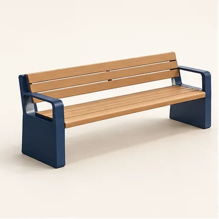 AG Gather Bench — original isolated AG concept illustration; not a production specification.