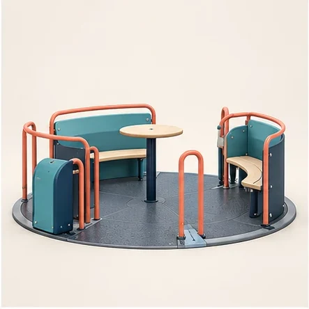 AG Shared Carousel Concept — original isolated AG concept illustration; not a production specification.