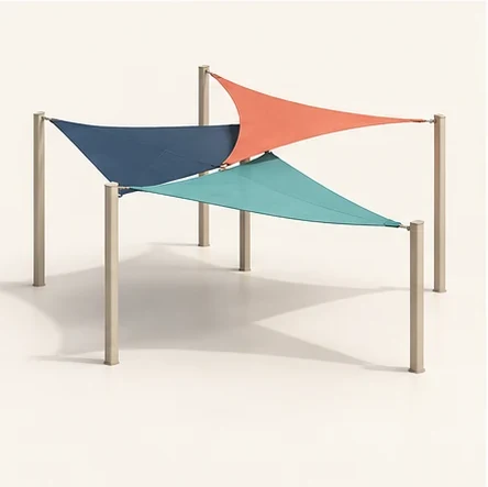 AG Canopy Sail Cluster — original isolated AG concept illustration; not a production specification.
