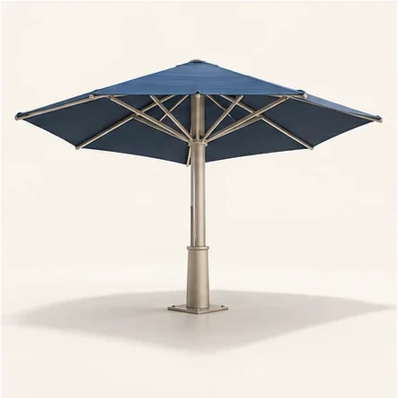 AG Canopy Umbrella — original isolated AG concept illustration; not a production specification.