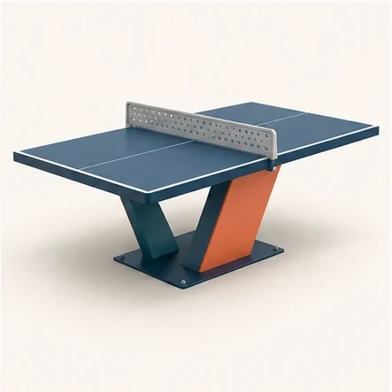 AG Court Table Tennis — original isolated AG concept illustration; not a production specification.