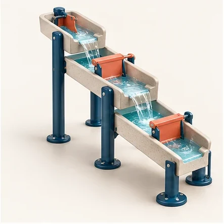 AG Ripple Channel — original isolated AG concept illustration; not a production specification.