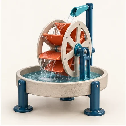 AG Ripple Wheel — original isolated AG concept illustration; not a production specification.