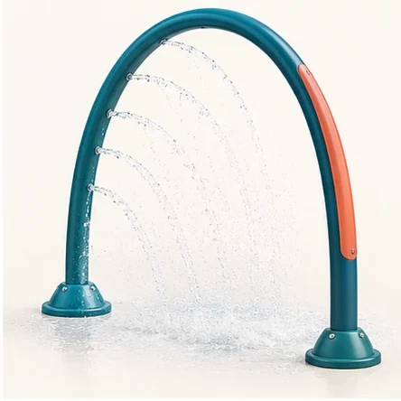 AG Splash Arch — original isolated AG concept illustration; not a production specification.